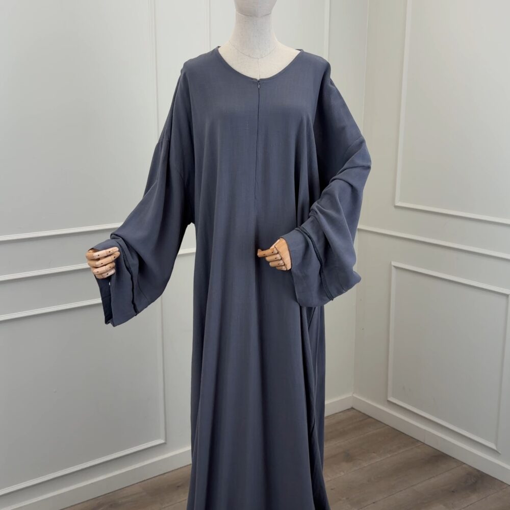 Saba Abaya 'Storm Grey’
