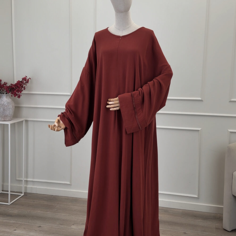 Saba Abaya 'Rust Brown’