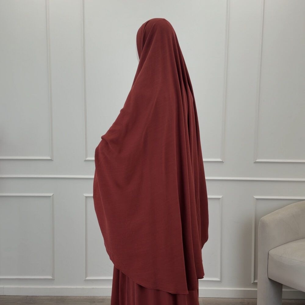 Saba Abaya 'Rust Brown’ - Afbeelding 3