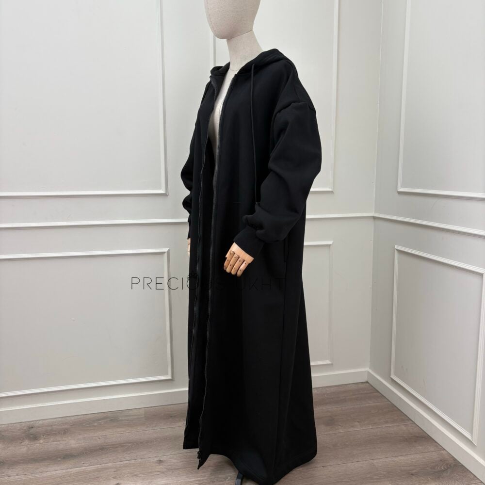 Alternative view of Hoodie Vest ‘Black’