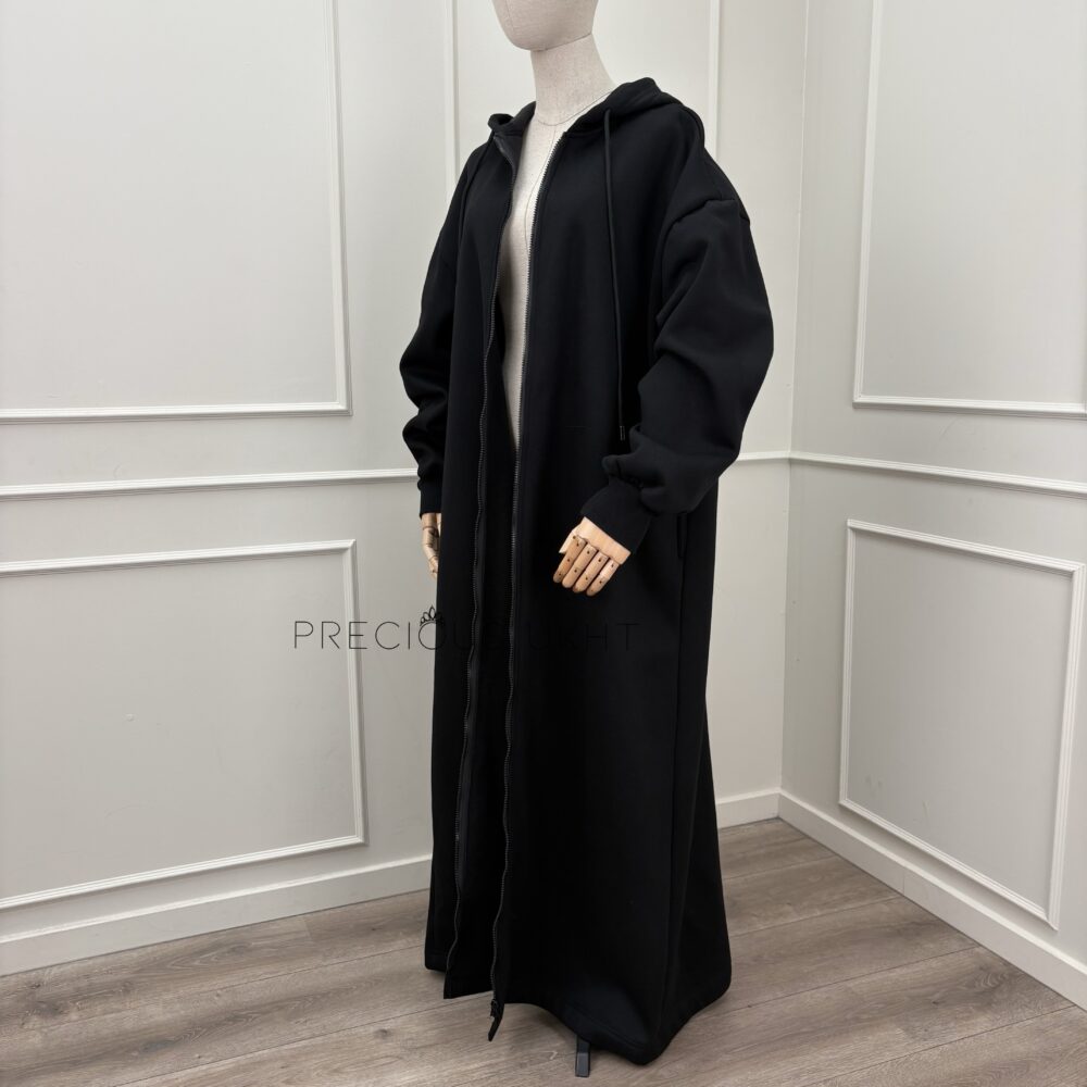 Hoodie Vest ‘Black’ - Afbeelding 3