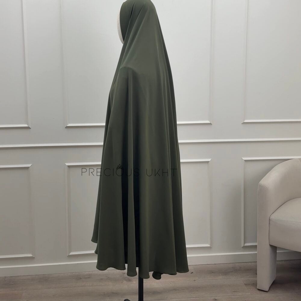 Alternative view of Luxury Extra Long Khimaar 'Khaki'