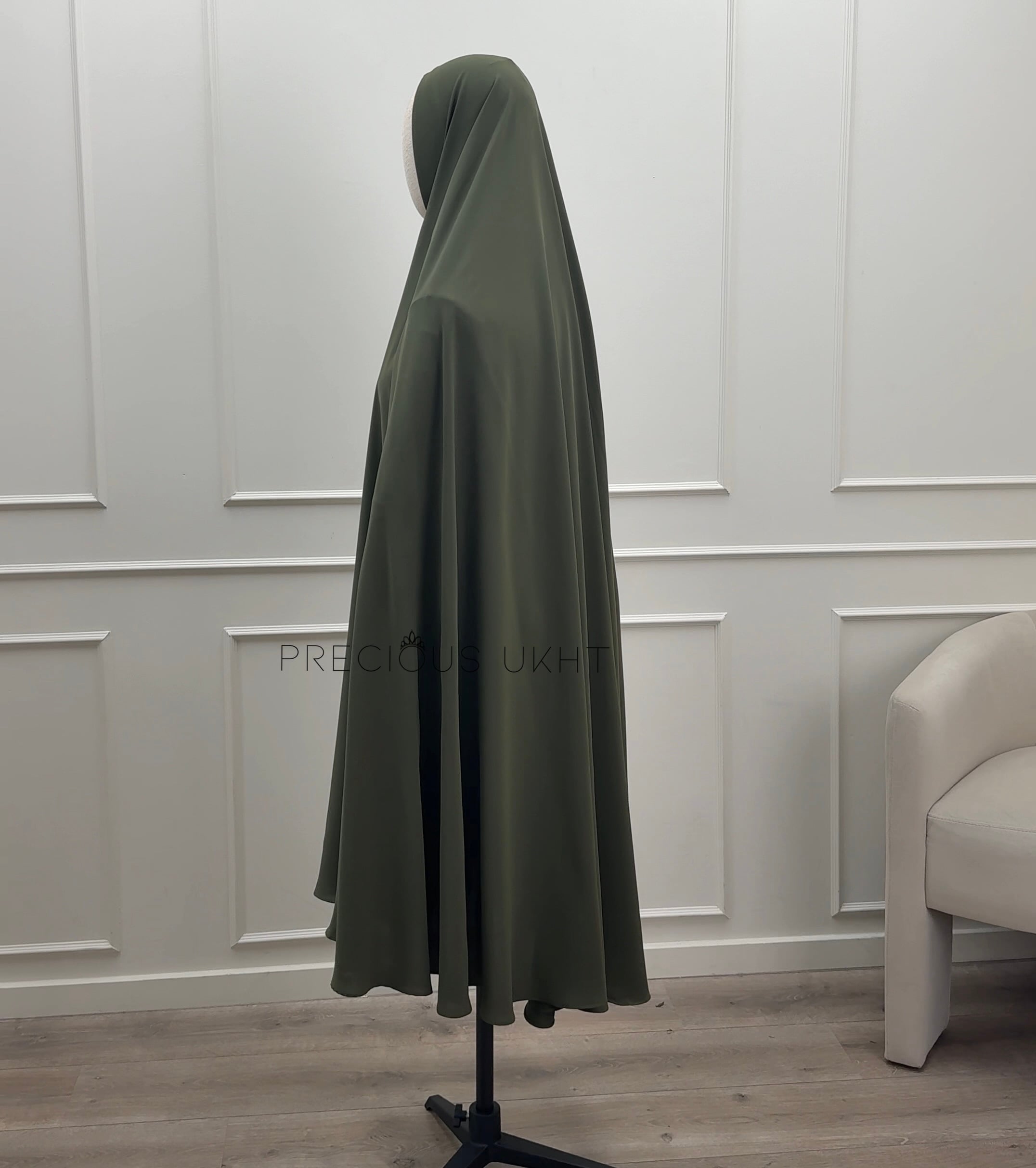 Luxury Extra Long Khimaar 'Khaki'