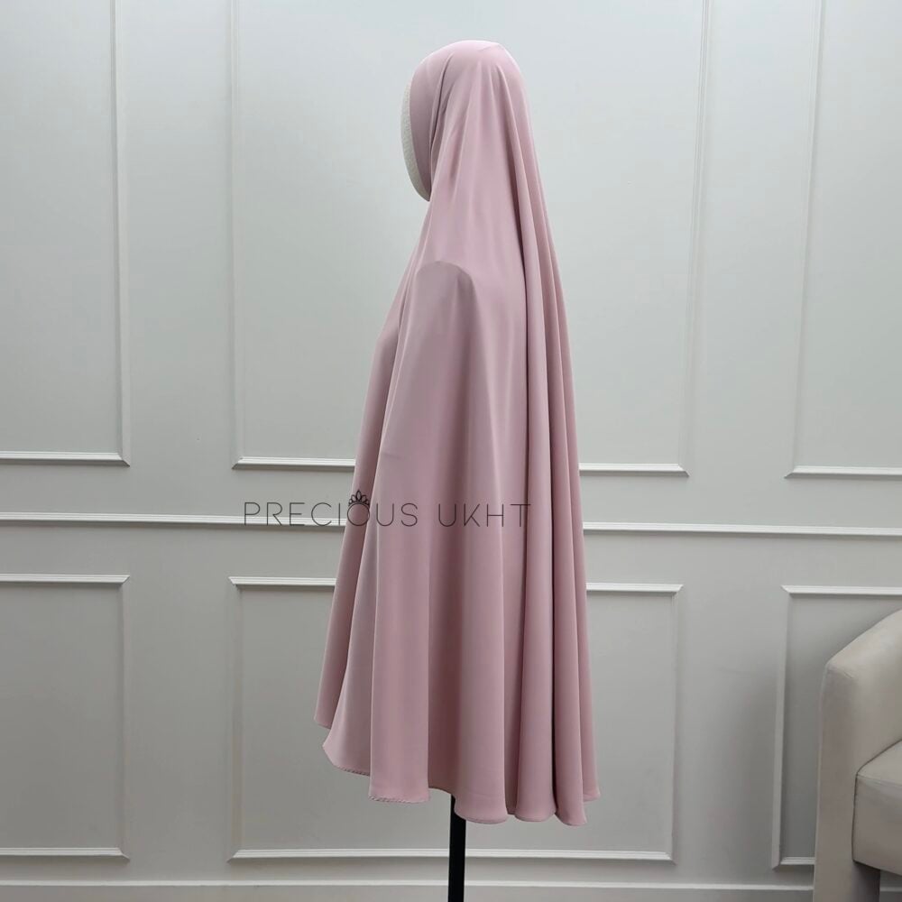 Alternative view of Luxury Medium Khimaar 'Soft Rose'