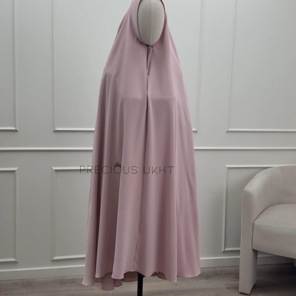 Luxury Extra Long Khimaar 'Soft Rose'
