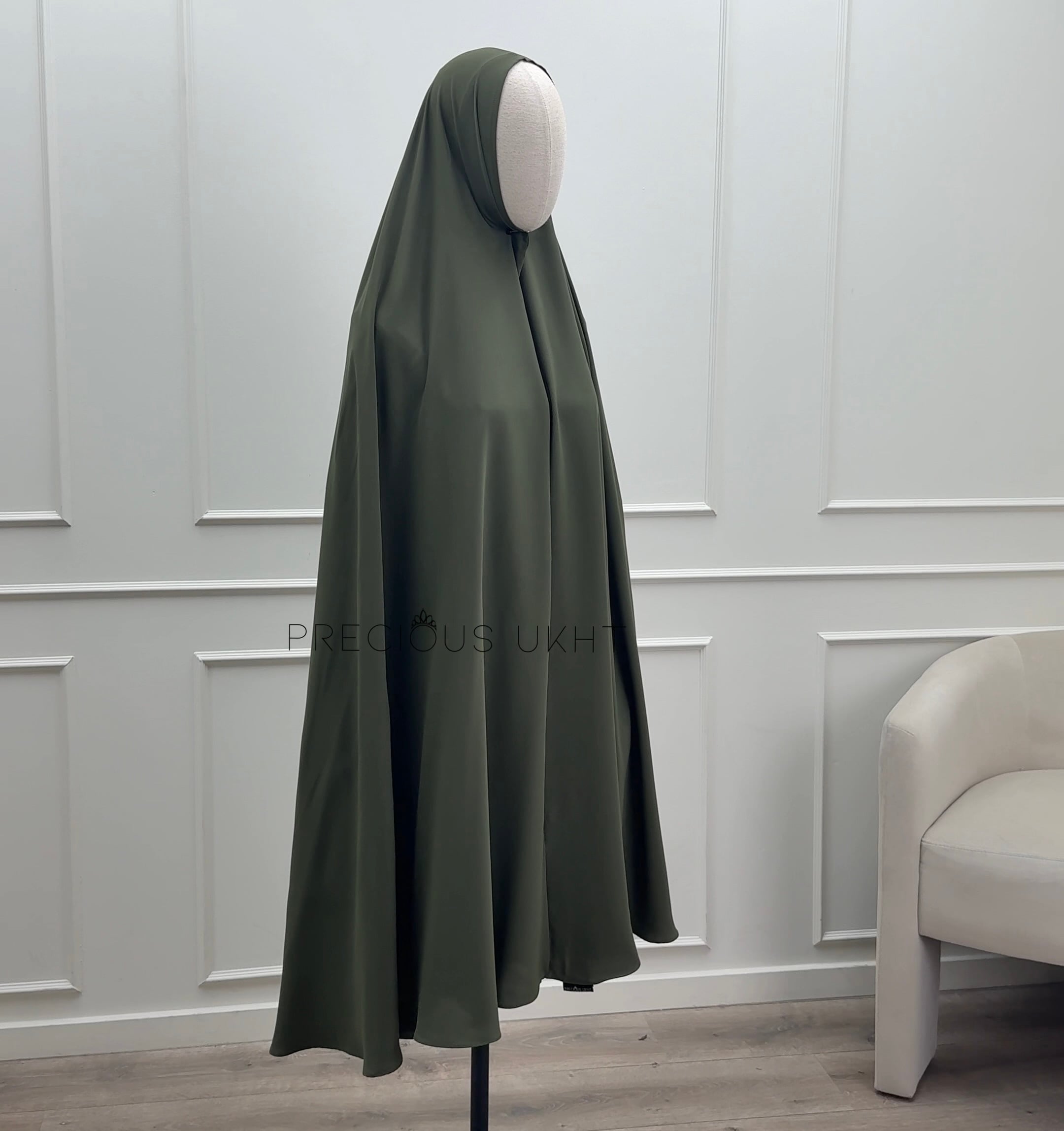 Luxury Extra Long Khimaar 'Khaki'
