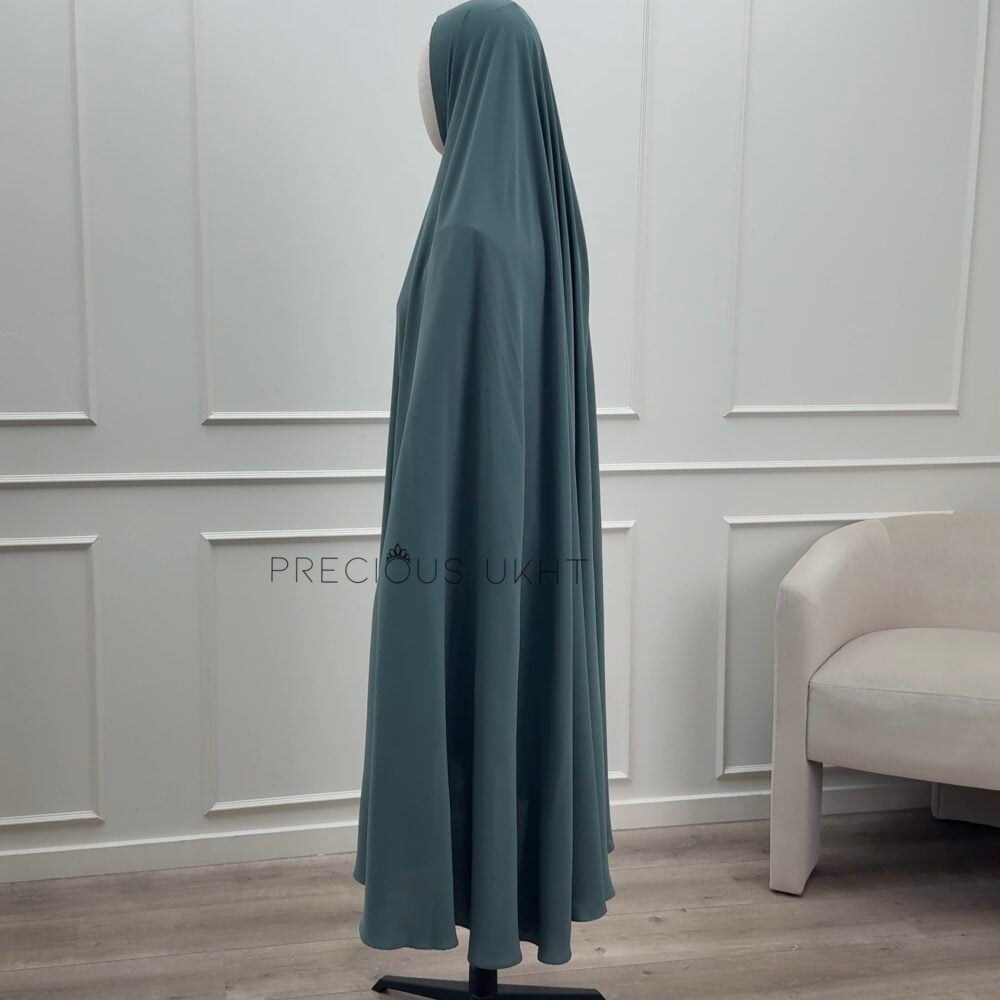 Alternative view of Luxury Extra Long Khimaar 'Jade'