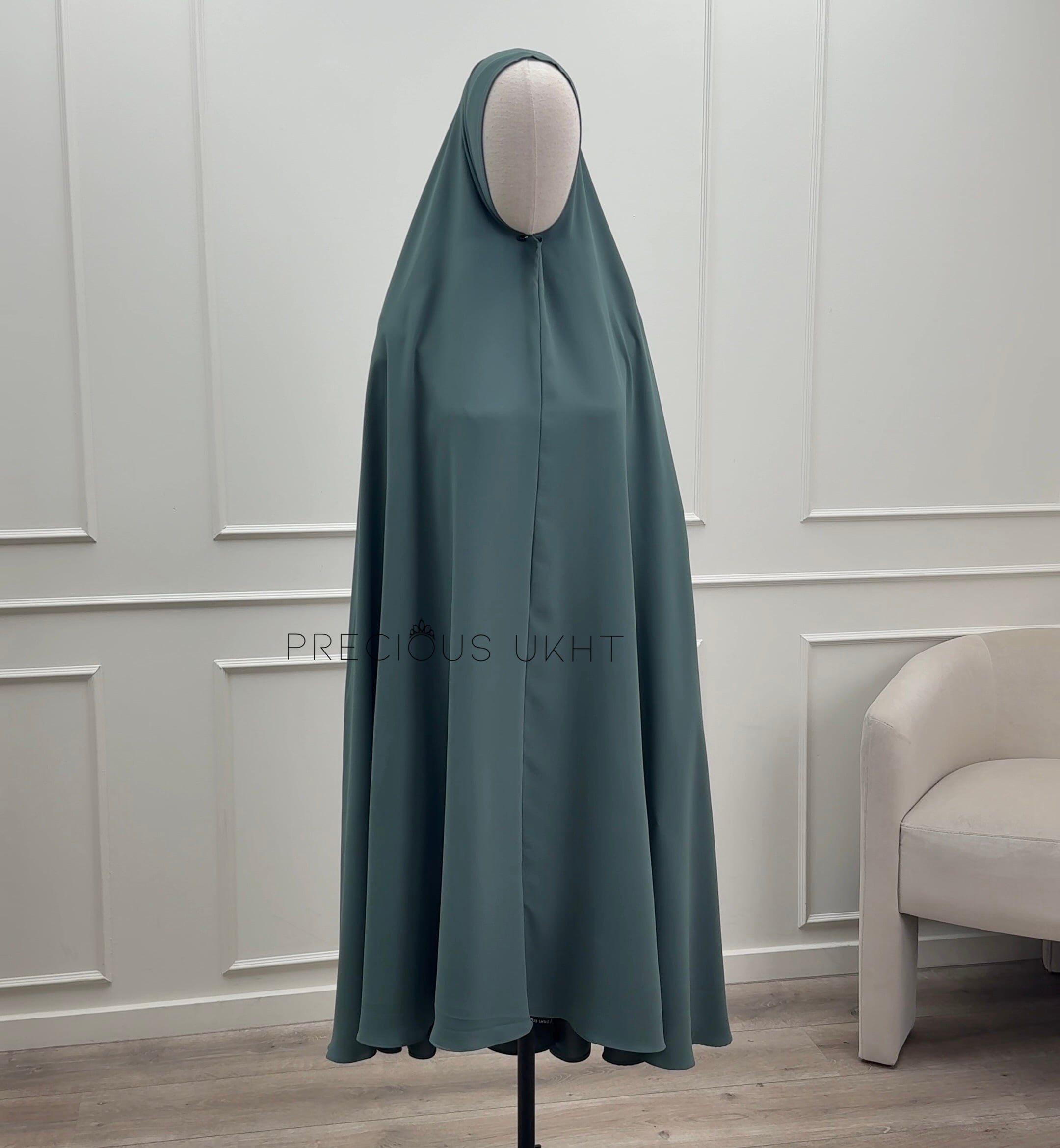 Luxury Extra Long Khimaar 'Jade'