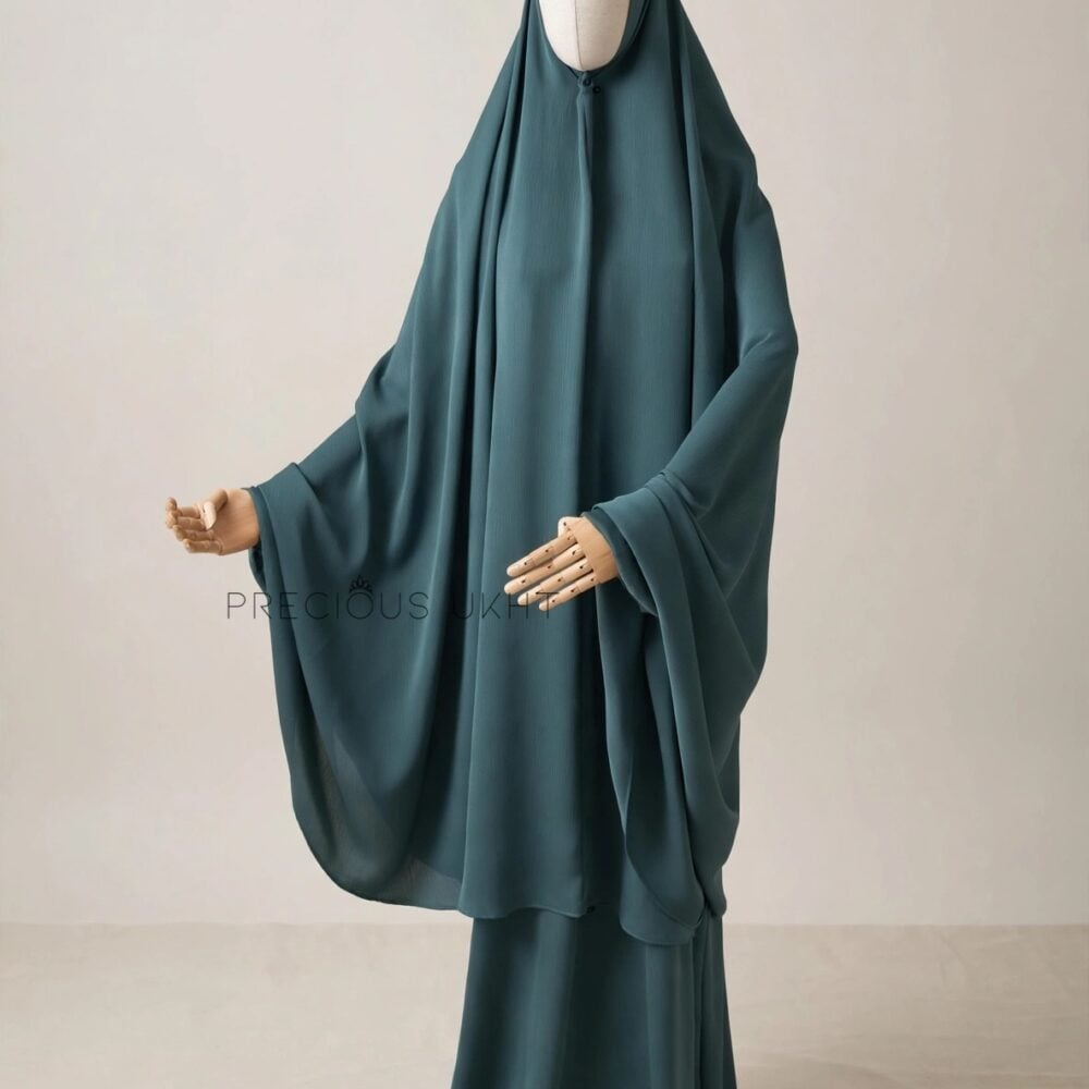 Oemayrah Extra Long Khimaar ‘Jade Green'