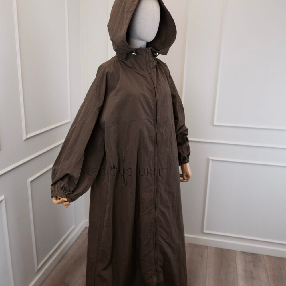 Alternative view of Jacket Ghayth 'Mushroom Brown'