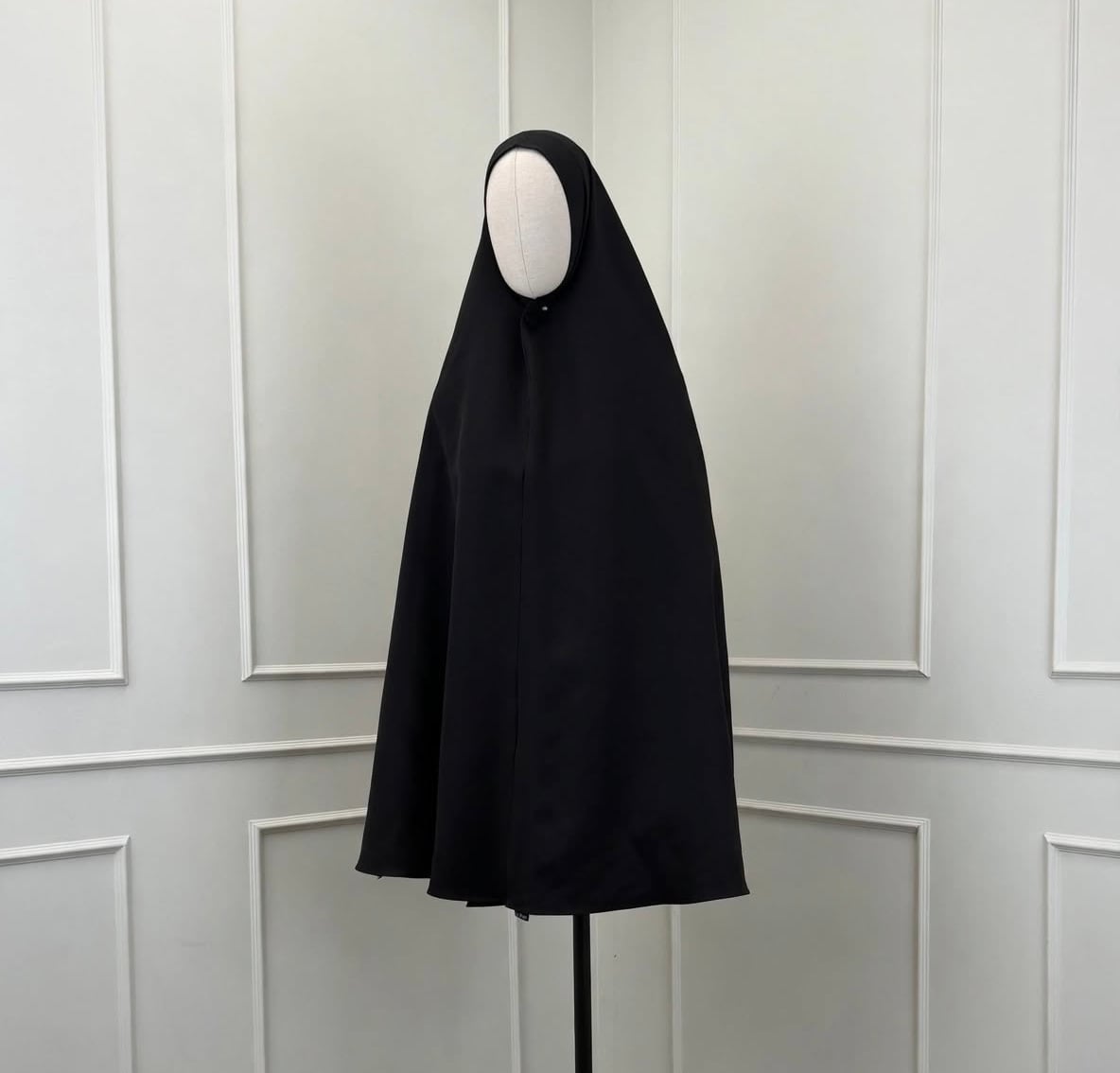Thick Nida Medium Khimaar 'Black'