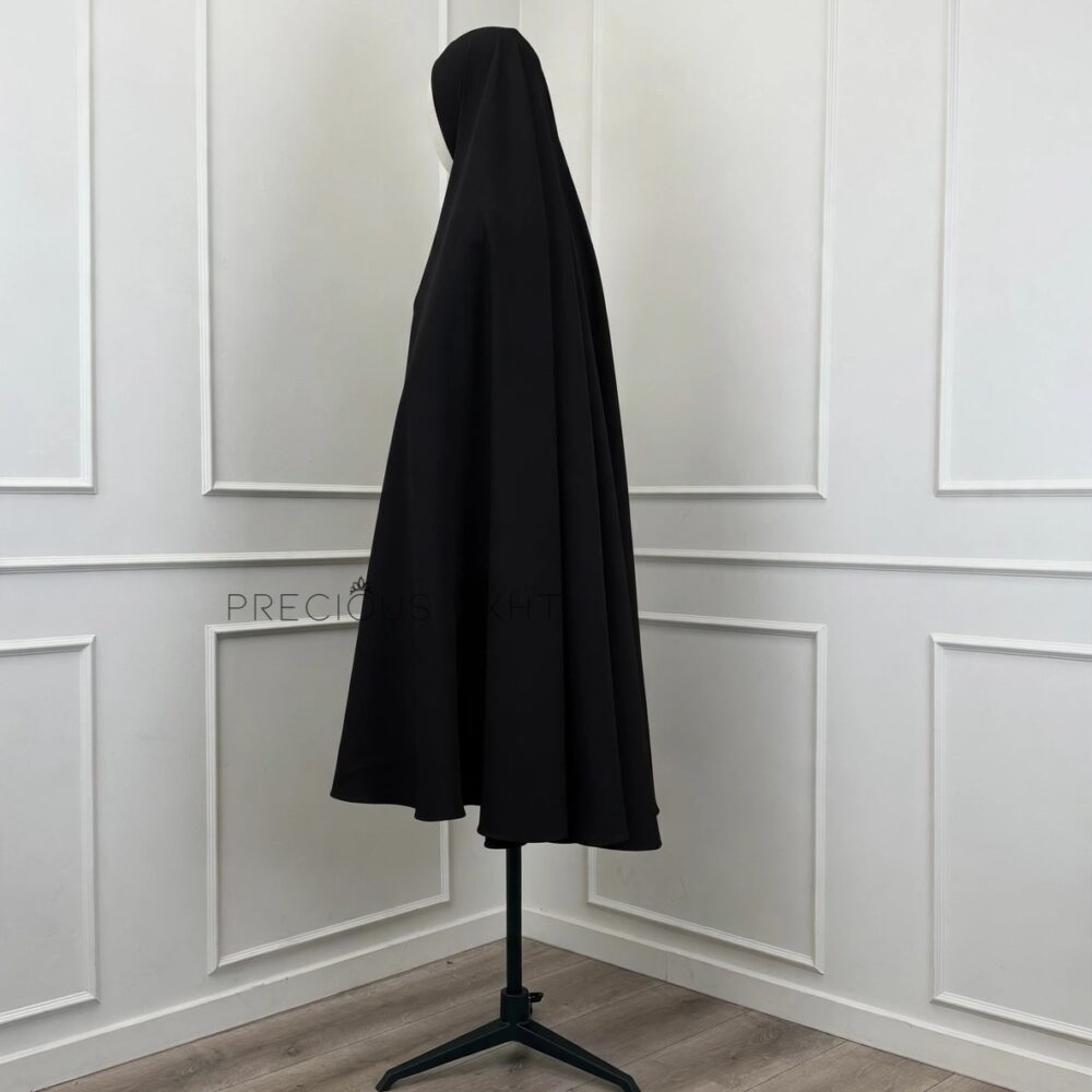 Alternative view of Thick Nida Extra Long Khimaar 'Black'