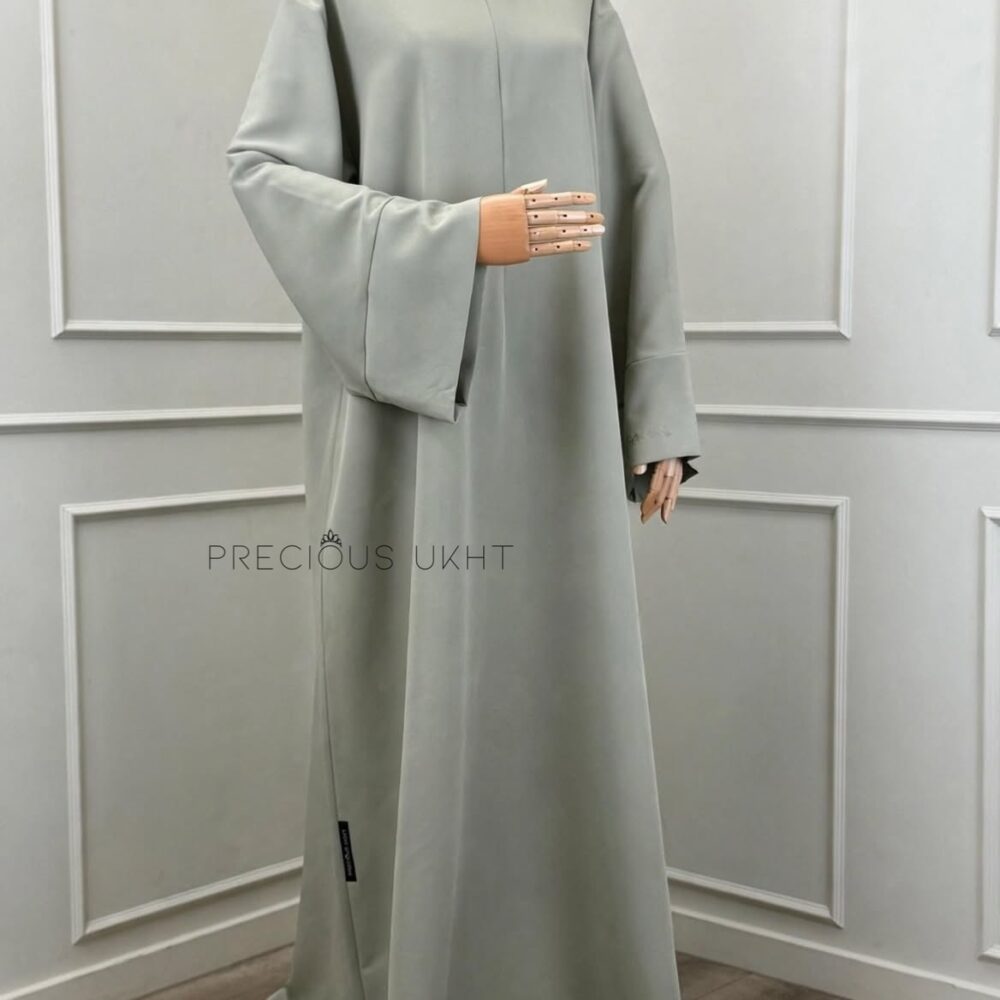 Thick Nida Suheila Abaya 'Sage Green'