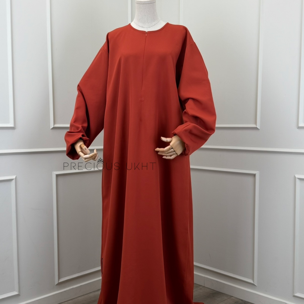 Alternative view of Thick Nida Suheila Abaya 'Pumpkin'